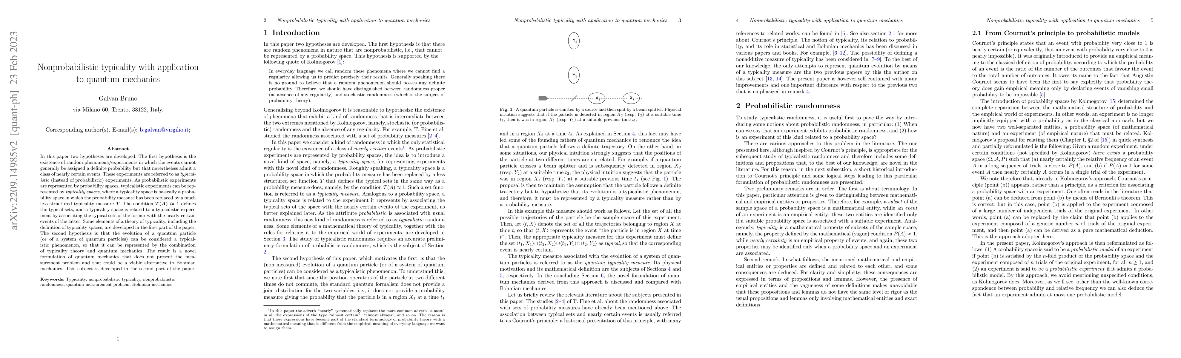 Thumbnail for Nonprobabilistic typicality with application to quantum mechanics