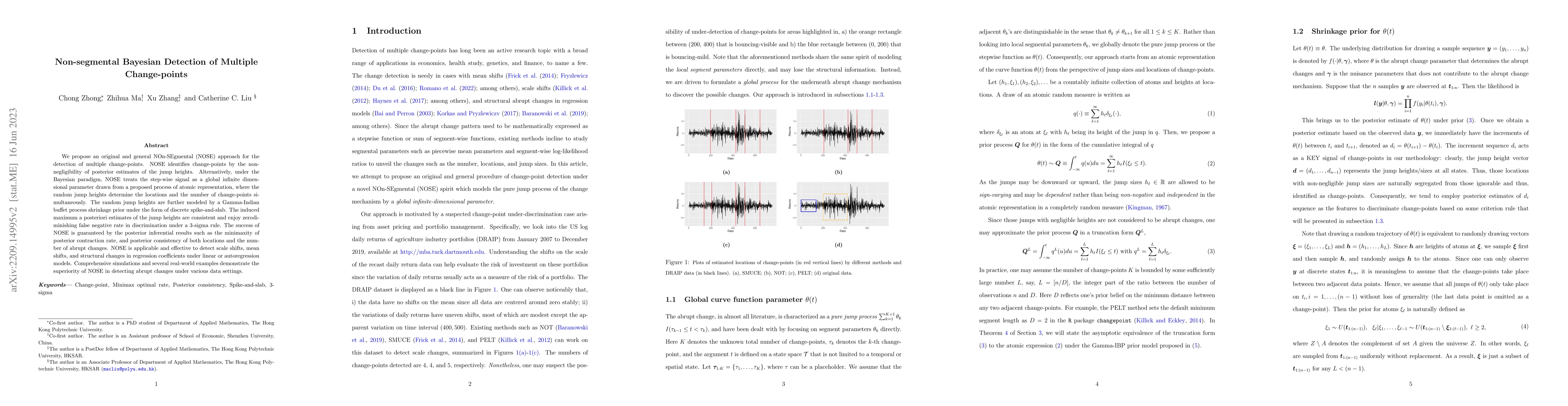 Thumbnail for Non-segmental Bayesian Detection of Multiple Change-points