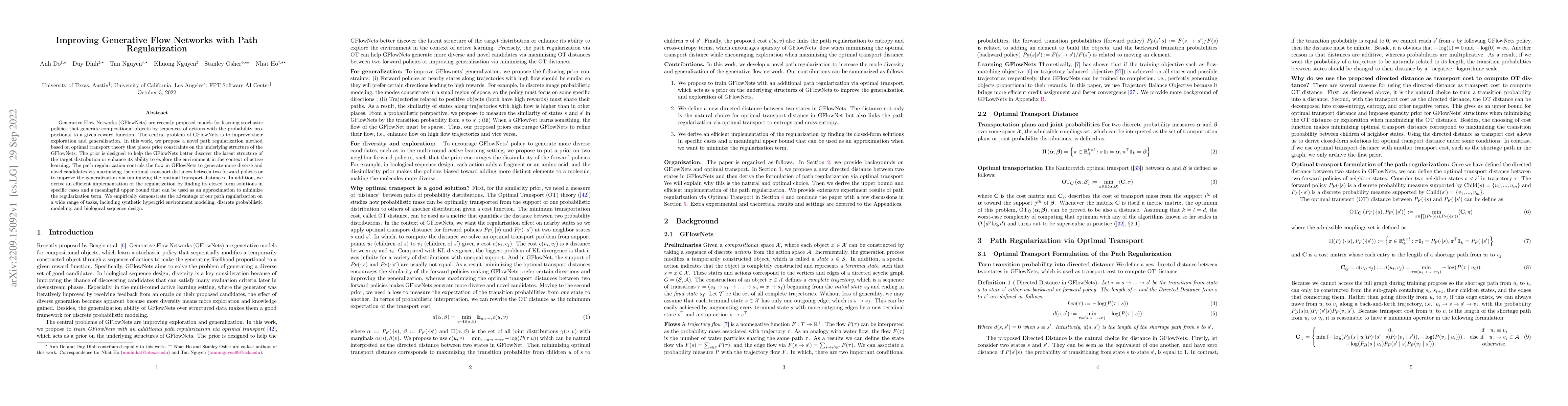 Thumbnail for Improving Generative Flow Networks with Path Regularization