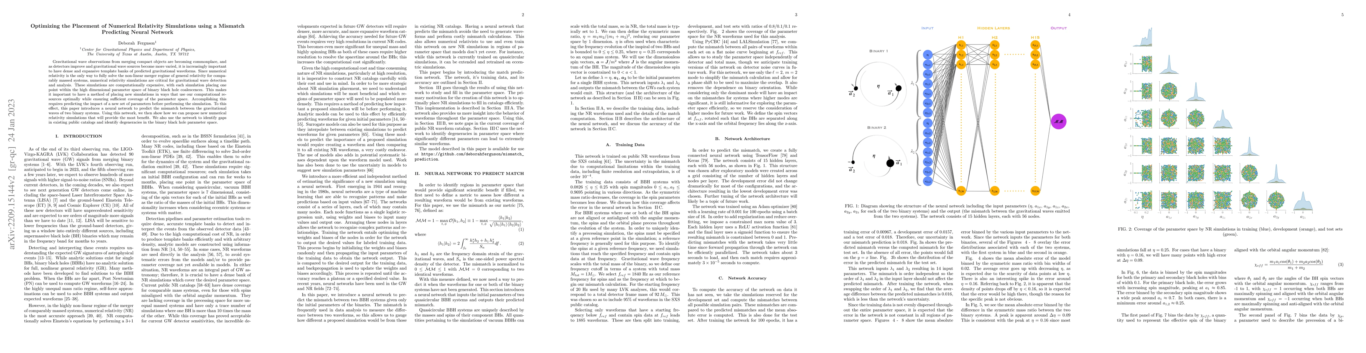 Thumbnail for Optimizing the Placement of Numerical Relativity Simulations using a
  Mismatch Predicting Neural Network