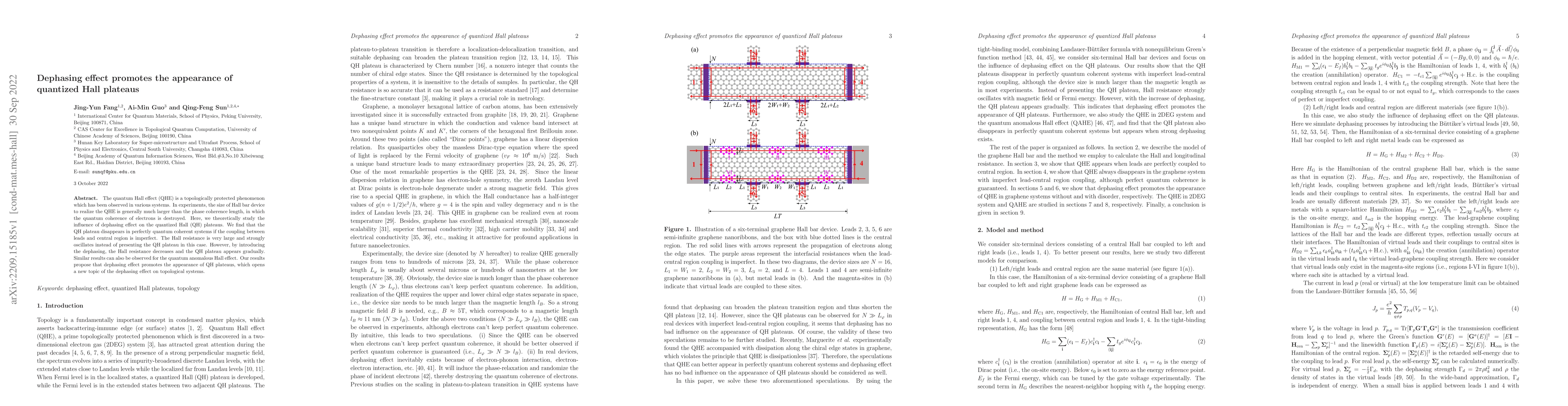 Thumbnail for Dephasing effect promotes the appearance of quantized Hall plateaus