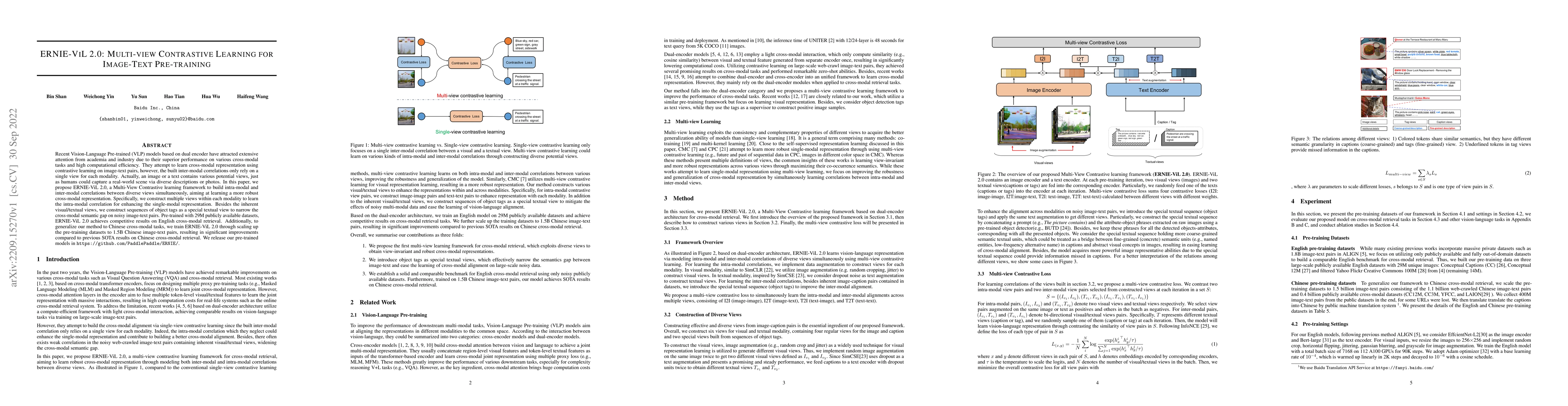 Thumbnail for ERNIE-ViL 2.0: Multi-view Contrastive Learning for Image-Text
  Pre-training