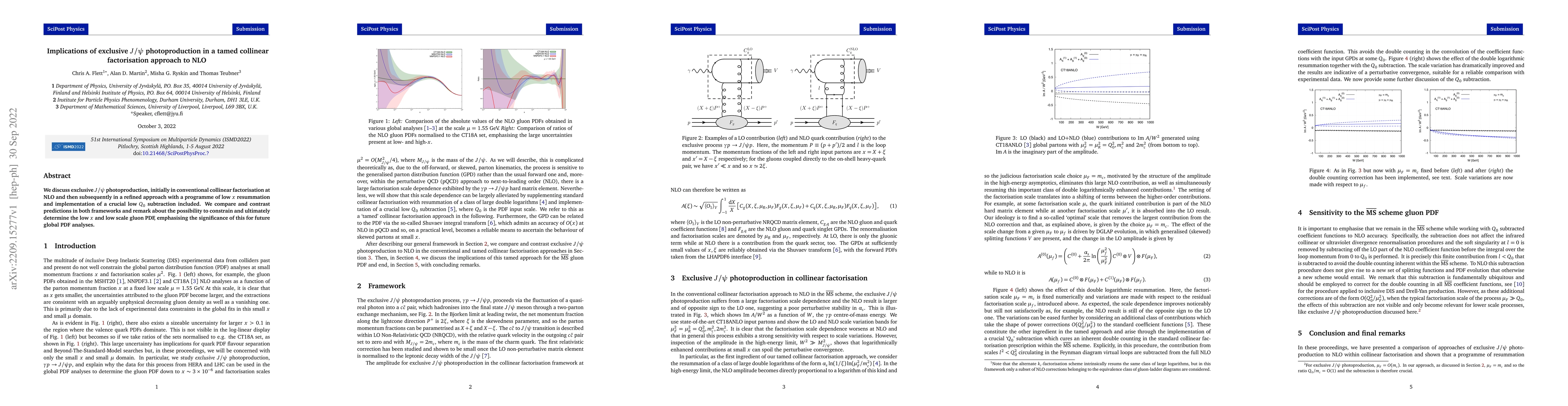 Thumbnail for Implications of exclusive $J/\psi$ photoproduction in a tamed collinear
  factorisation approach to NLO