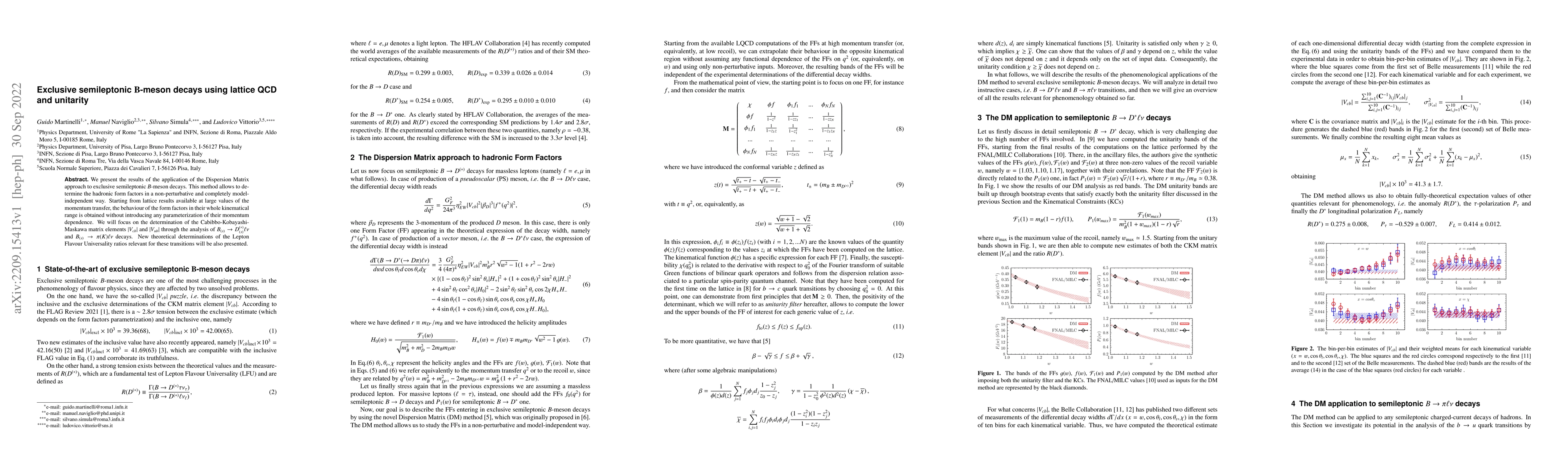 Thumbnail for Exclusive semileptonic $B$-meson decays using lattice QCD and unitarity