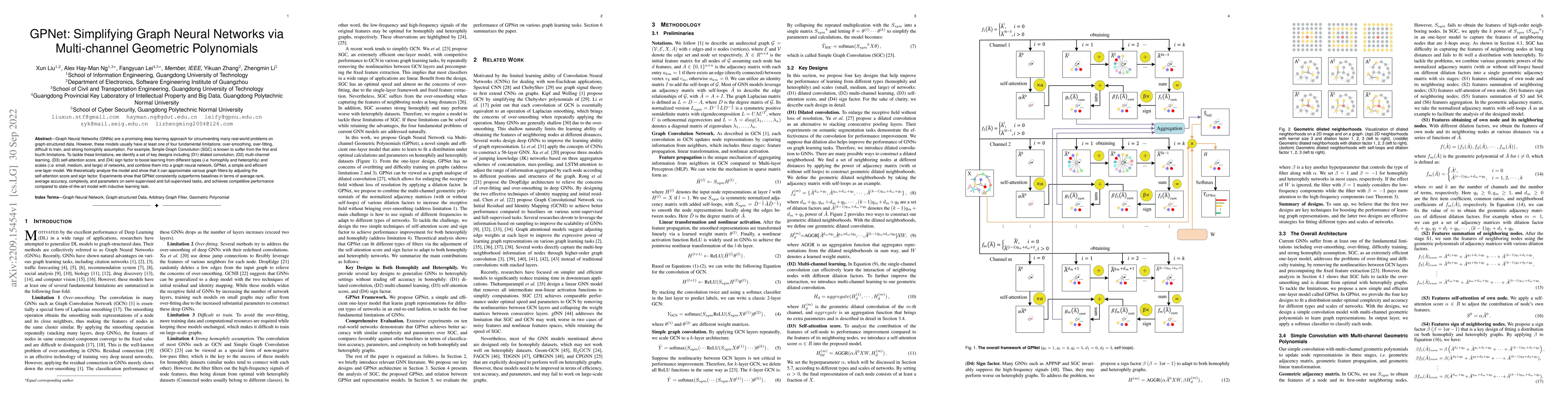Thumbnail for GPNet: Simplifying Graph Neural Networks via Multi-channel Geometric
  Polynomials