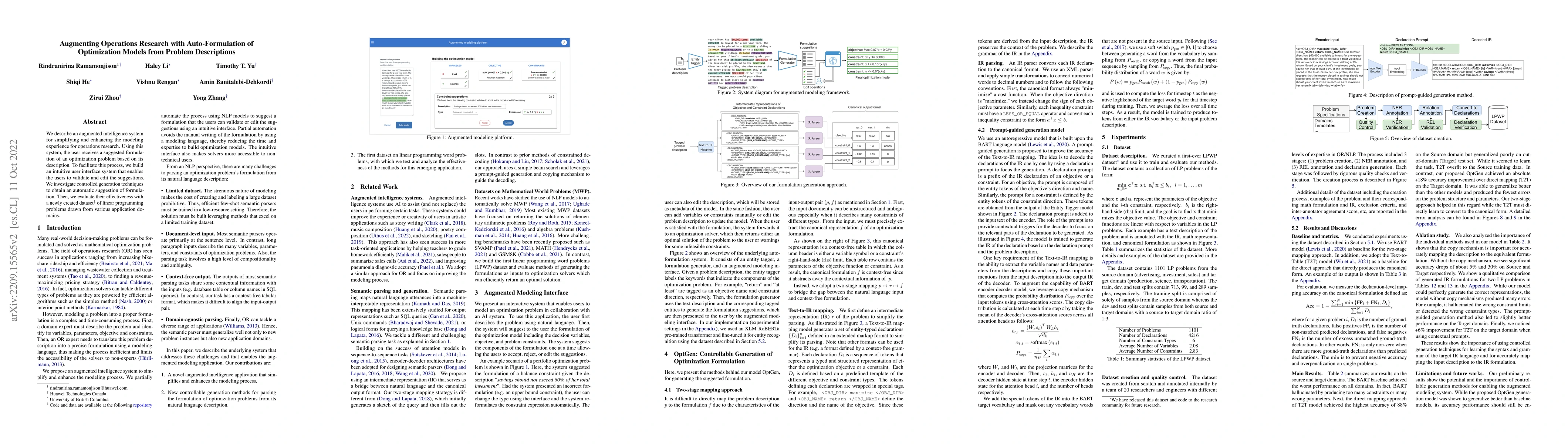Thumbnail for Augmenting Operations Research with Auto-Formulation of Optimization
  Models from Problem Descriptions