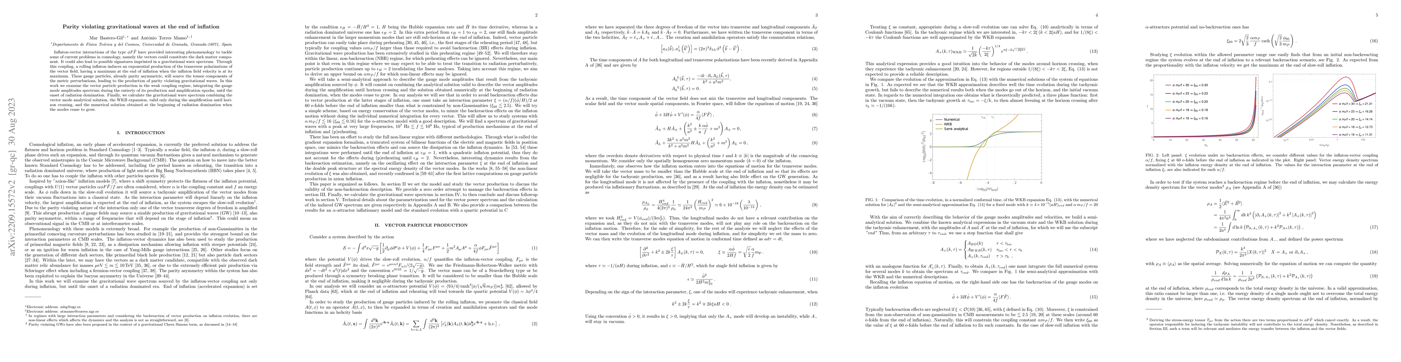 Thumbnail for Parity violating gravitational waves at the end of inflation