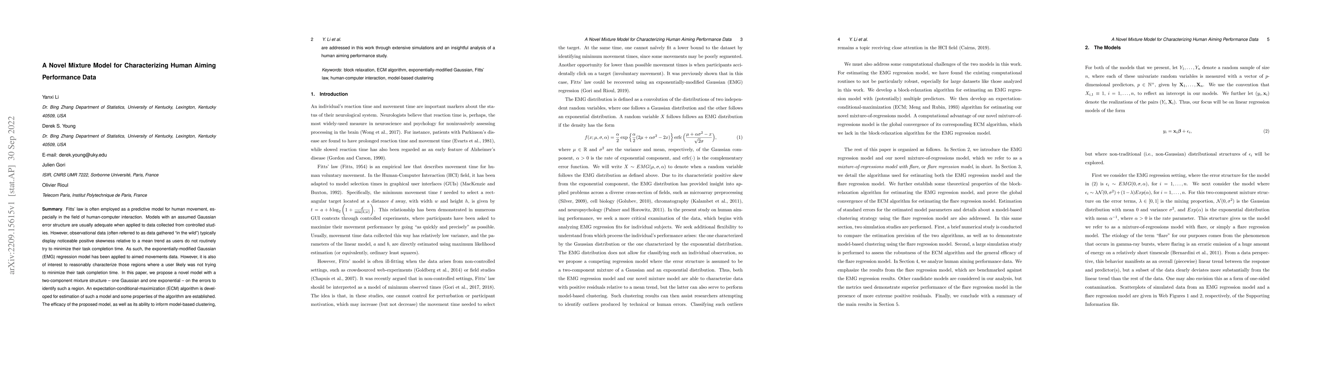 Thumbnail for A Novel Mixture Model for Characterizing Human Aiming Performance Data