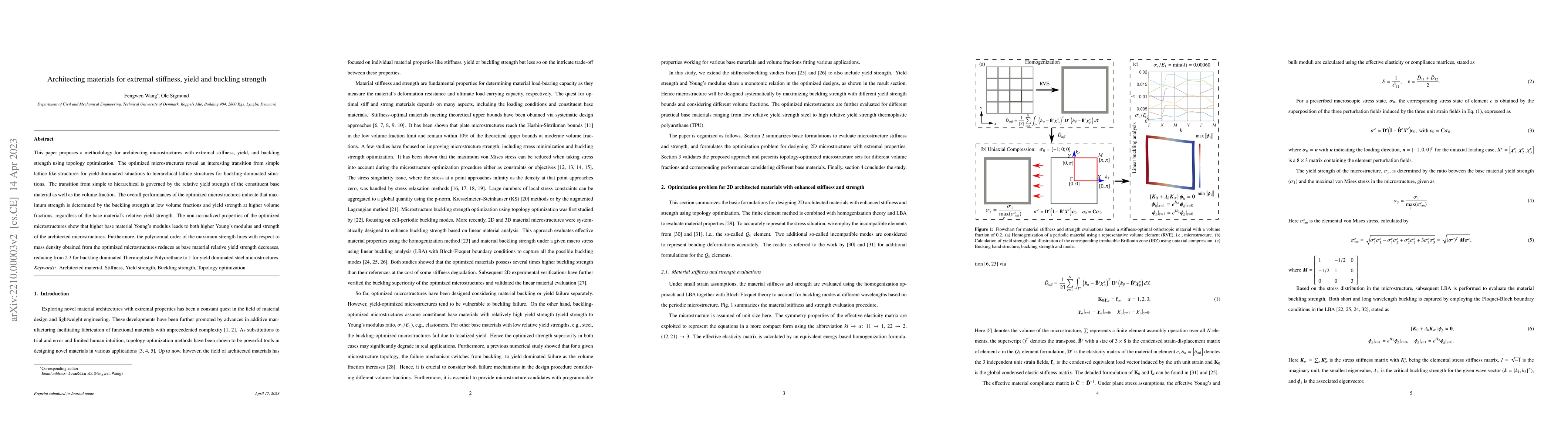Thumbnail for Architecting materials for extremal stiffness, yield and buckling
  strength