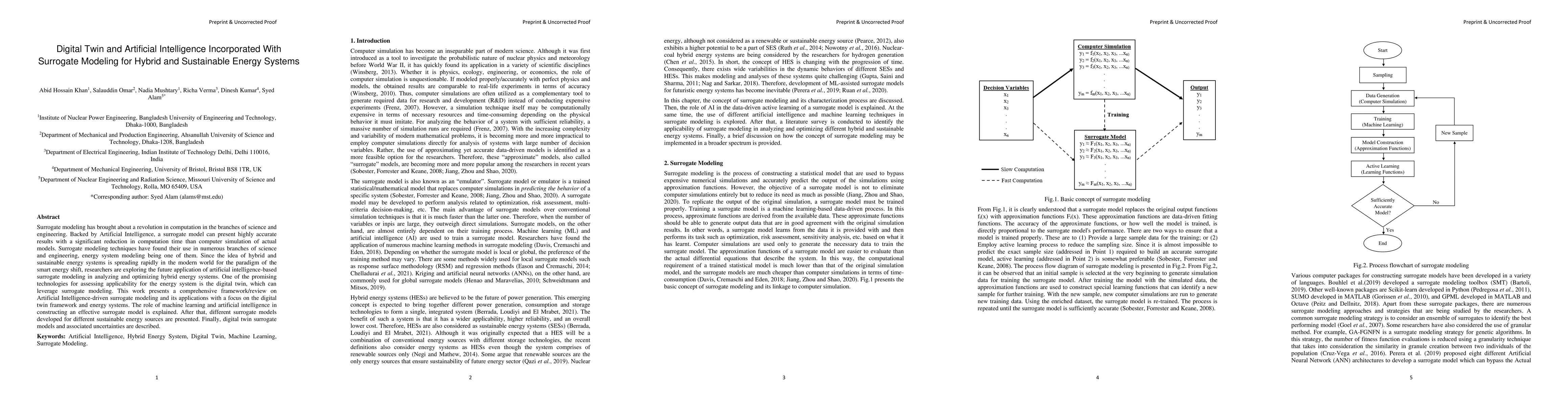 Thumbnail for Digital Twin and Artificial Intelligence Incorporated With Surrogate
  Modeling for Hybrid and Sustainable Energy Systems