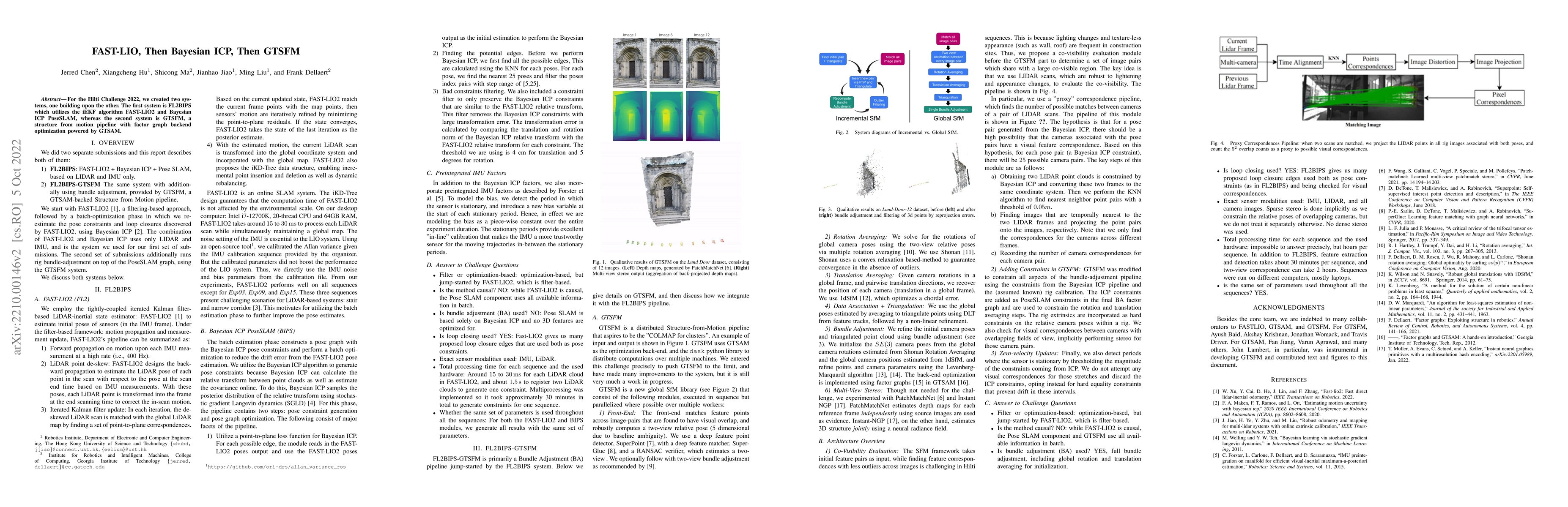 Thumbnail for FAST-LIO, Then Bayesian ICP, Then GTSFM