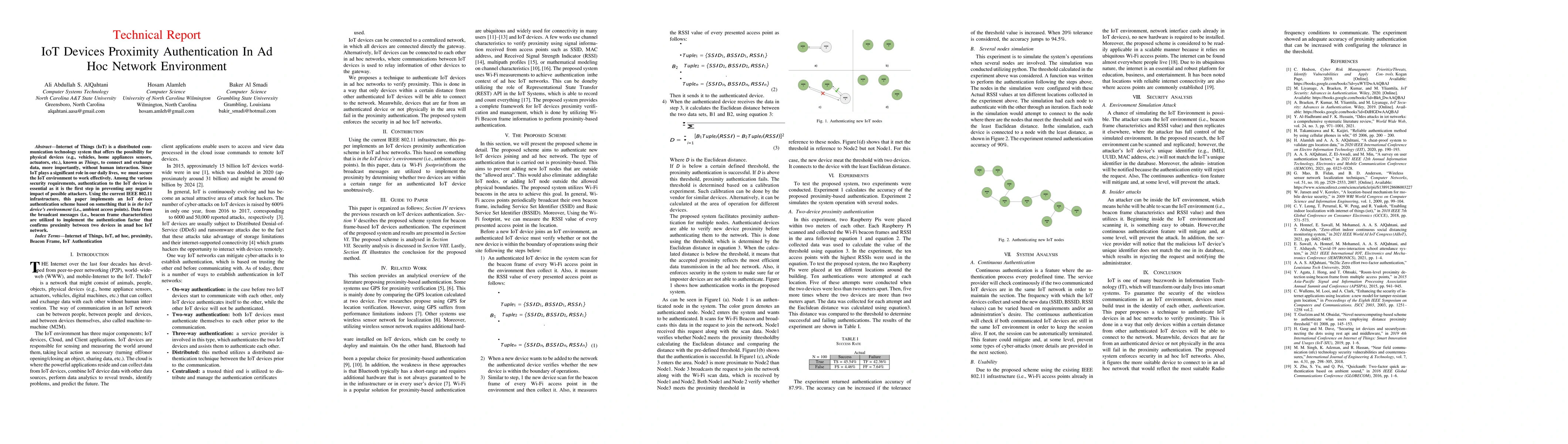 Thumbnail for Technical Report-IoT Devices Proximity Authentication In Ad Hoc Network
  Environment
