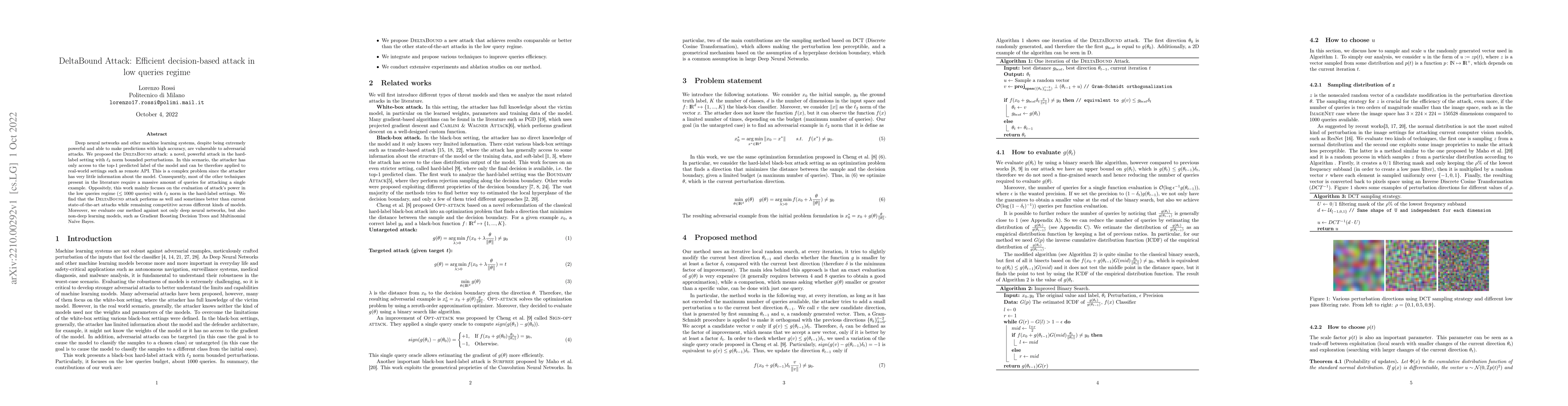 Thumbnail for DeltaBound Attack: Efficient decision-based attack in low queries regime