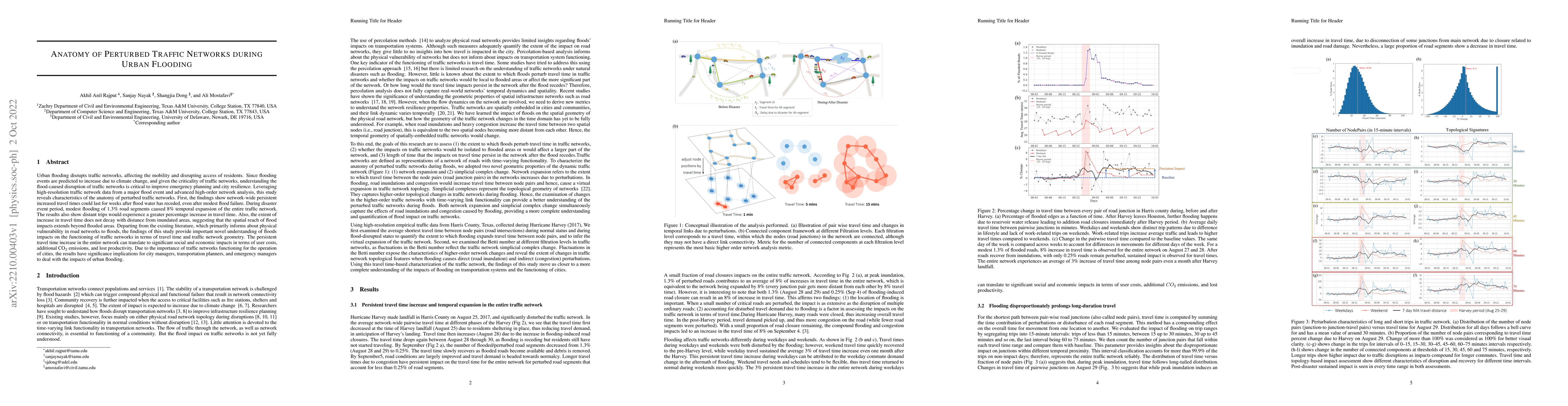 Thumbnail for Anatomy of Perturbed Traffic Networks during Urban Flooding