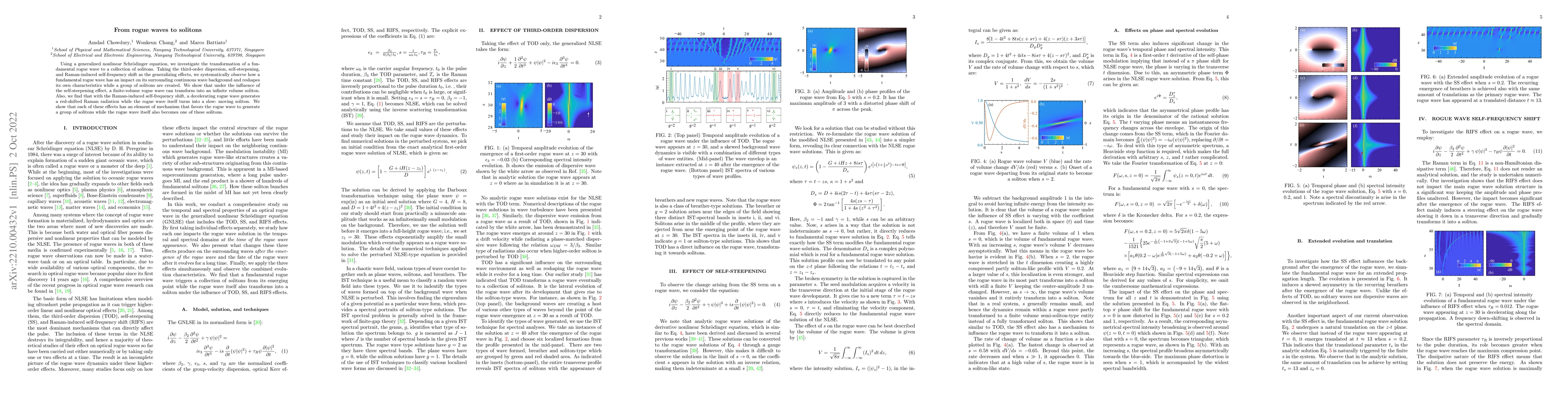 Thumbnail for From rogue waves to solitons