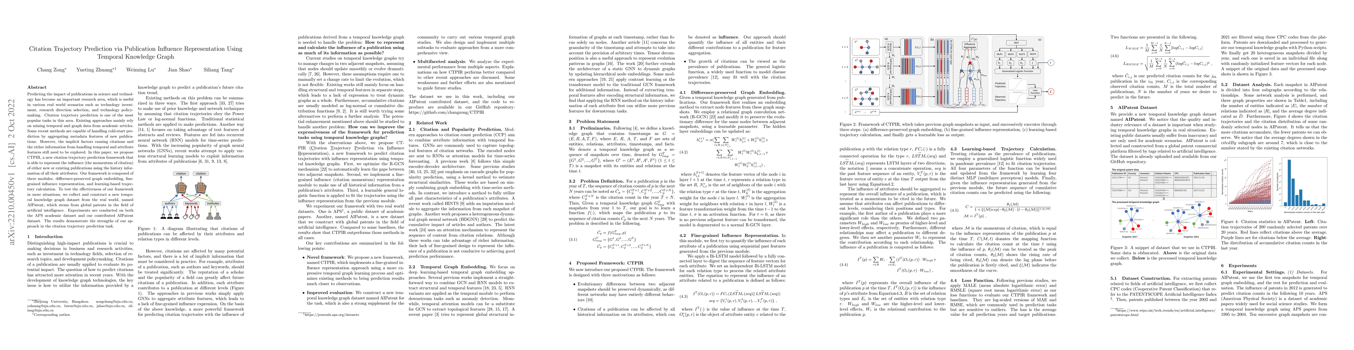 Thumbnail for Citation Trajectory Prediction via Publication Influence Representation
  Using Temporal Knowledge Graph