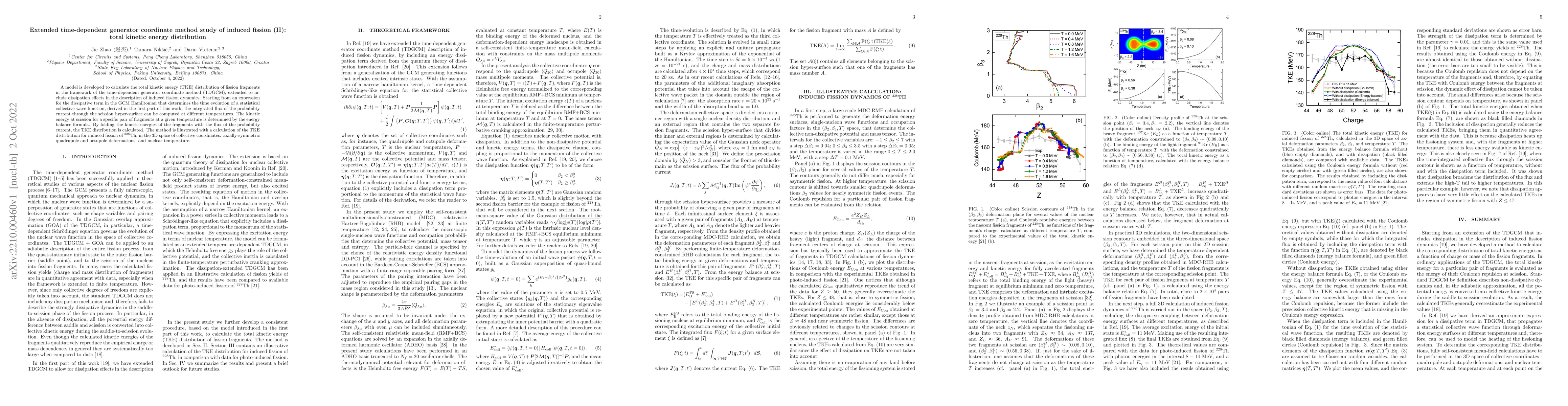 Thumbnail for Extended time-dependent generator coordinate method study of induced
  fission (II): total kinetic energy distribution