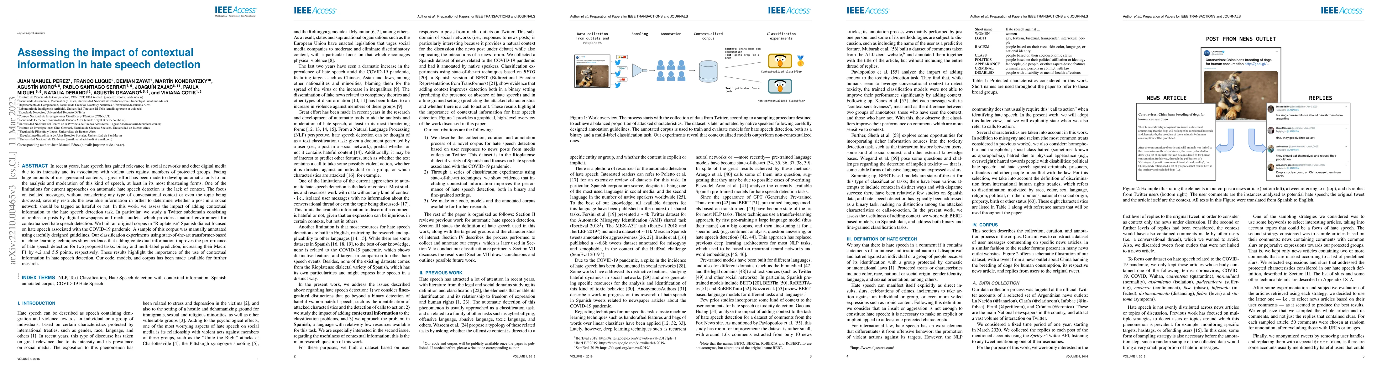 Thumbnail for Assessing the impact of contextual information in hate speech detection
