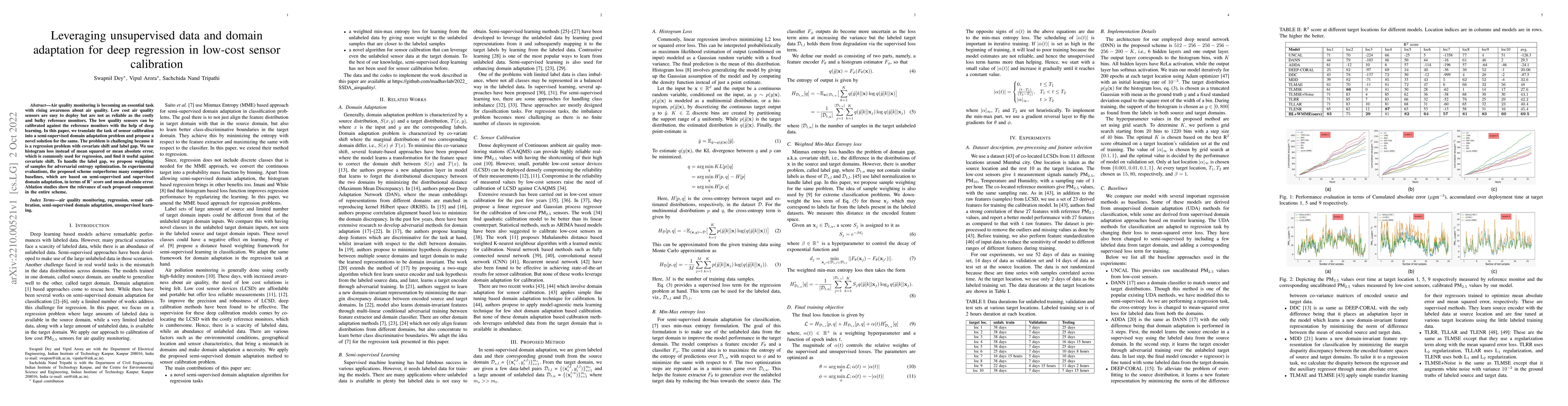 Thumbnail for Leveraging unsupervised data and domain adaptation for deep regression
  in low-cost sensor calibration