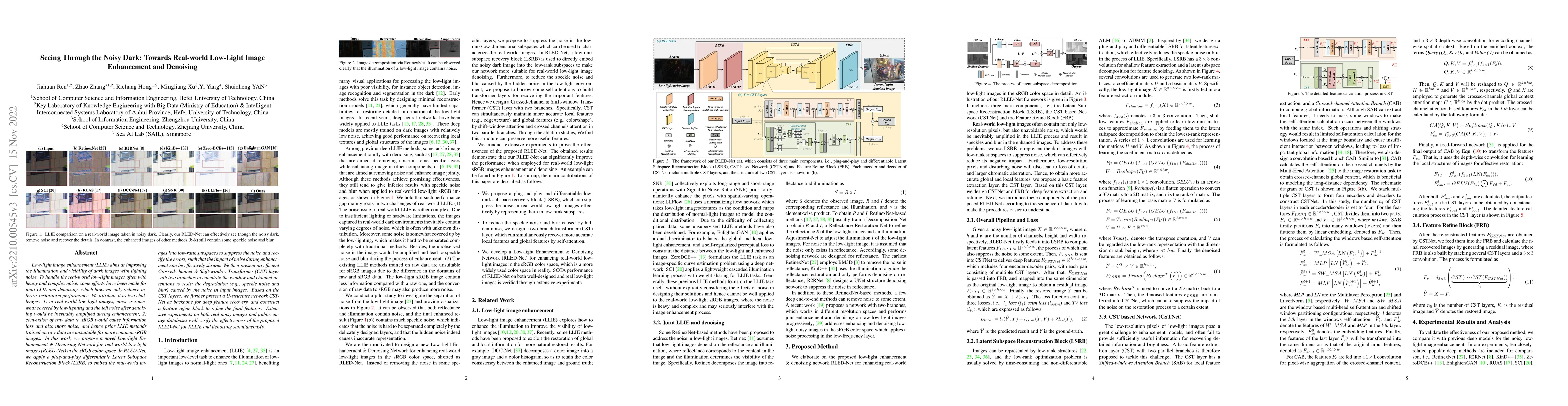 Thumbnail for Seeing Through the Noisy Dark: Towards Real-world Low-Light Image
  Enhancement and Denoising