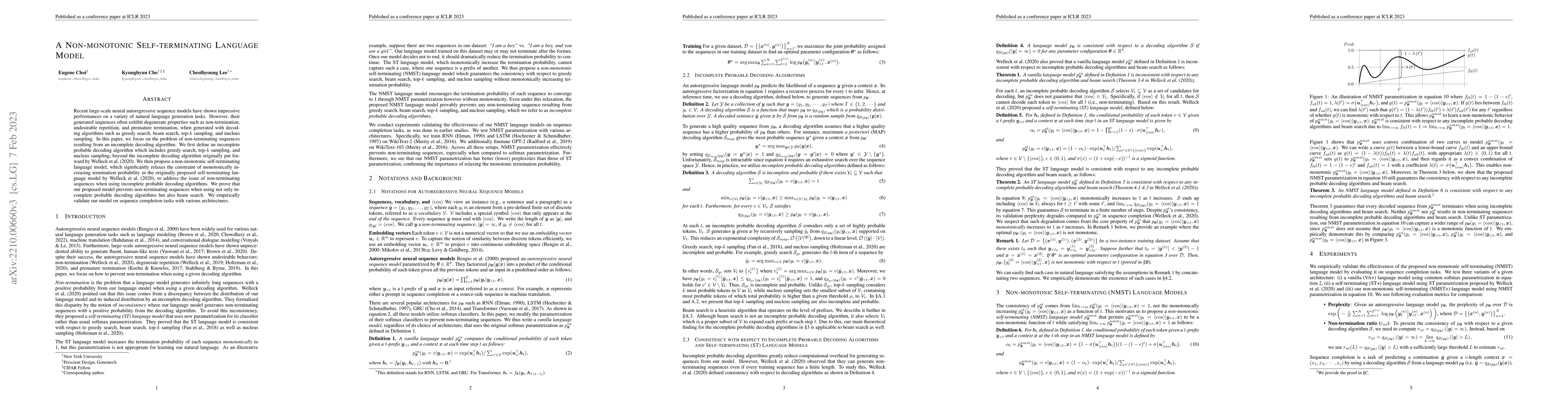 Thumbnail for A Non-monotonic Self-terminating Language Model