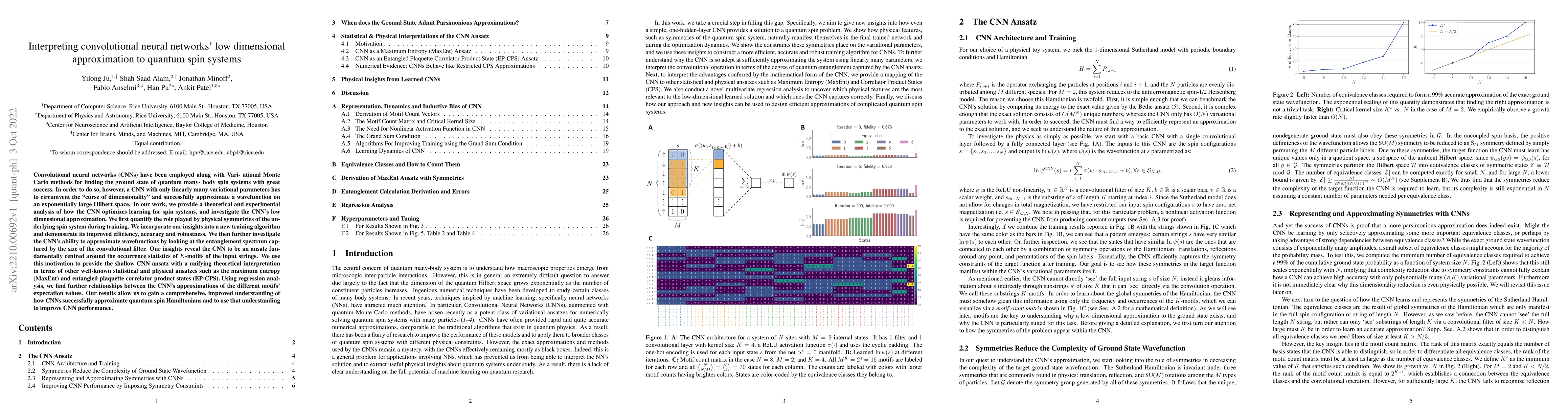 Thumbnail for Interpreting convolutional neural networks' low dimensional
  approximation to quantum spin systems