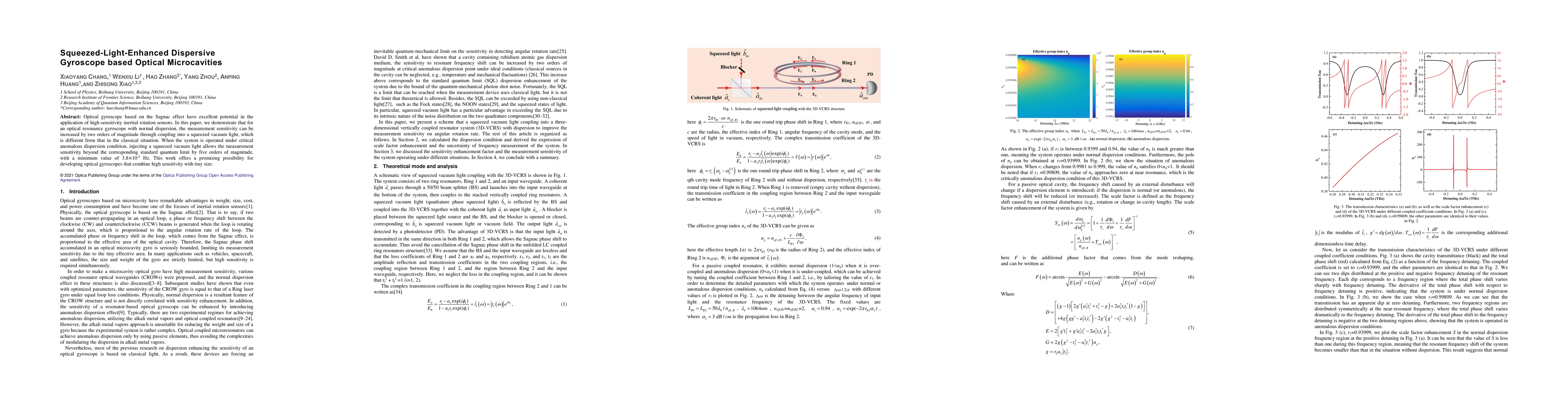 Thumbnail for Squeezed-Light-Enhanced Dispersive Gyroscope based Optical Microcavities