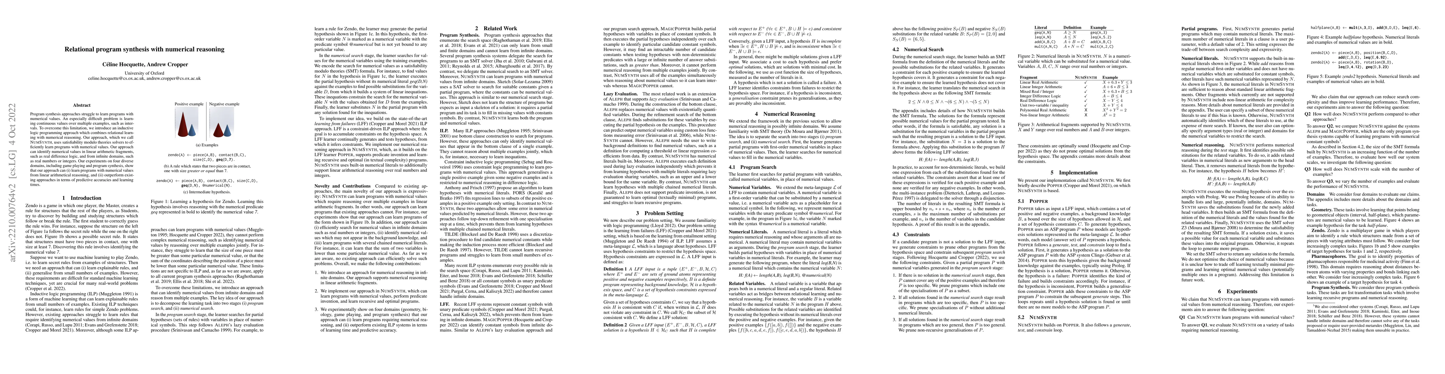 Thumbnail for Relational program synthesis with numerical reasoning