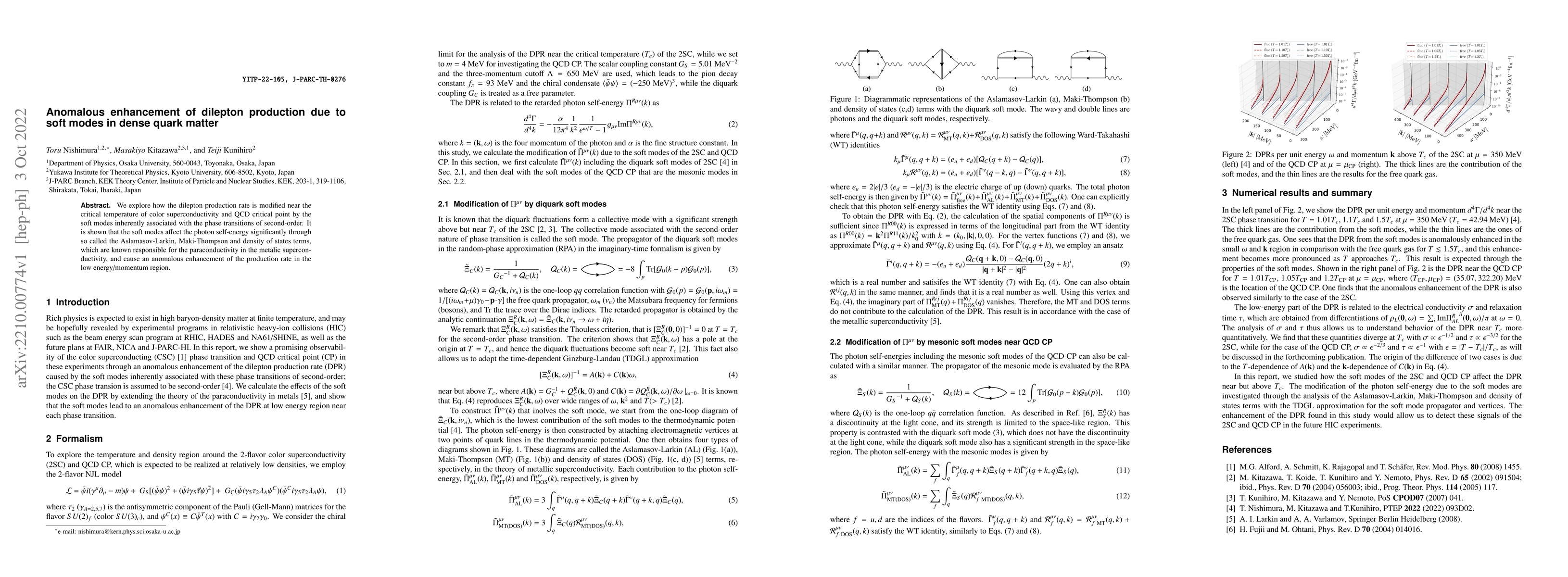 Thumbnail for Anomalous enhancement of dilepton production due to soft modes in dense
  quark matter