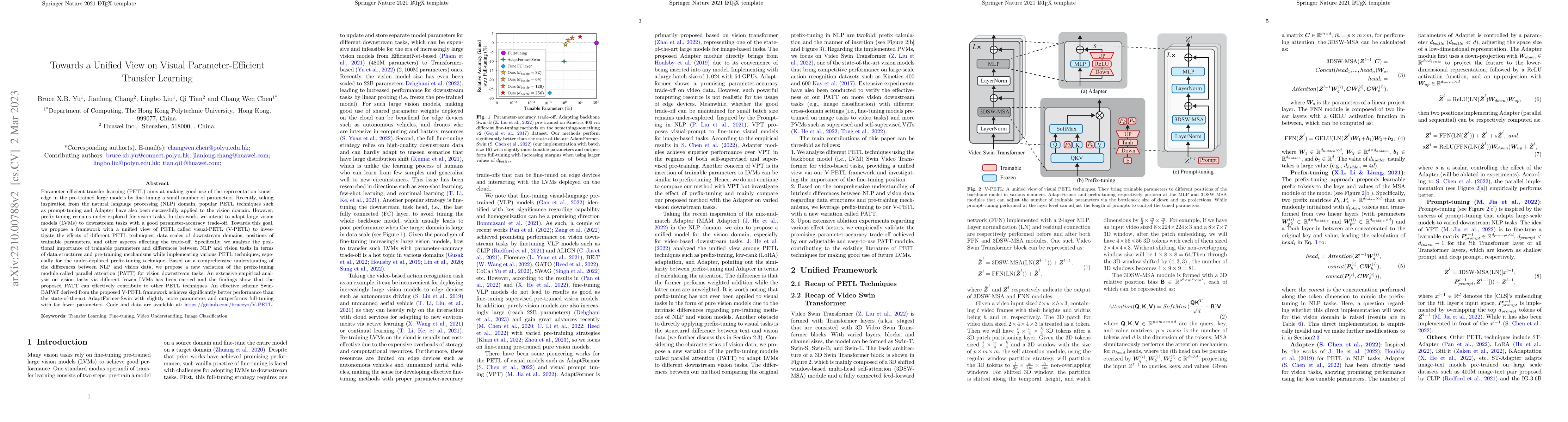 Thumbnail for Towards a Unified View on Visual Parameter-Efficient Transfer Learning