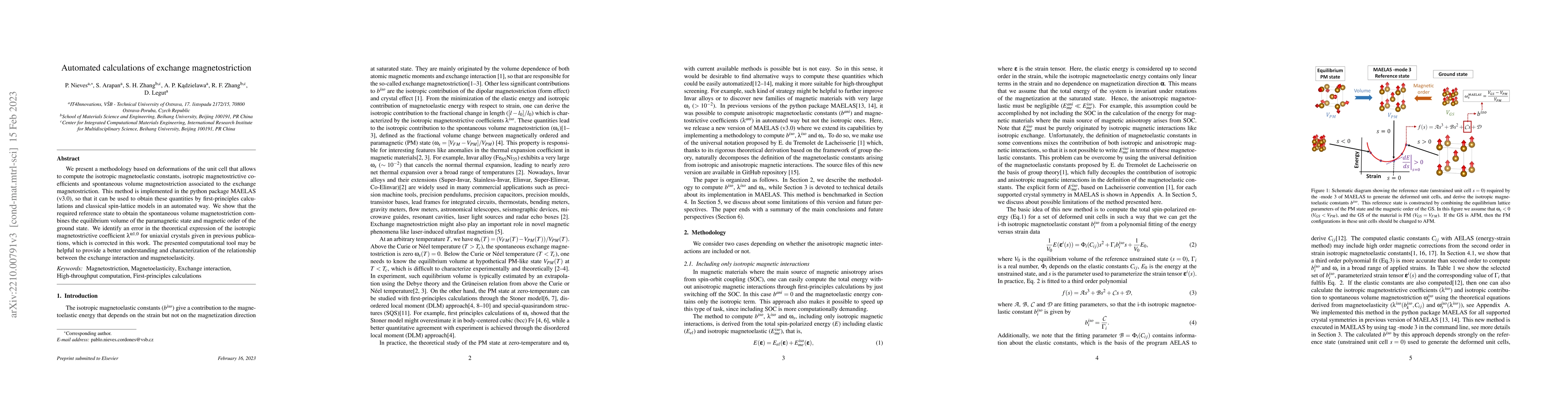 Thumbnail for Automated calculations of exchange magnetostriction