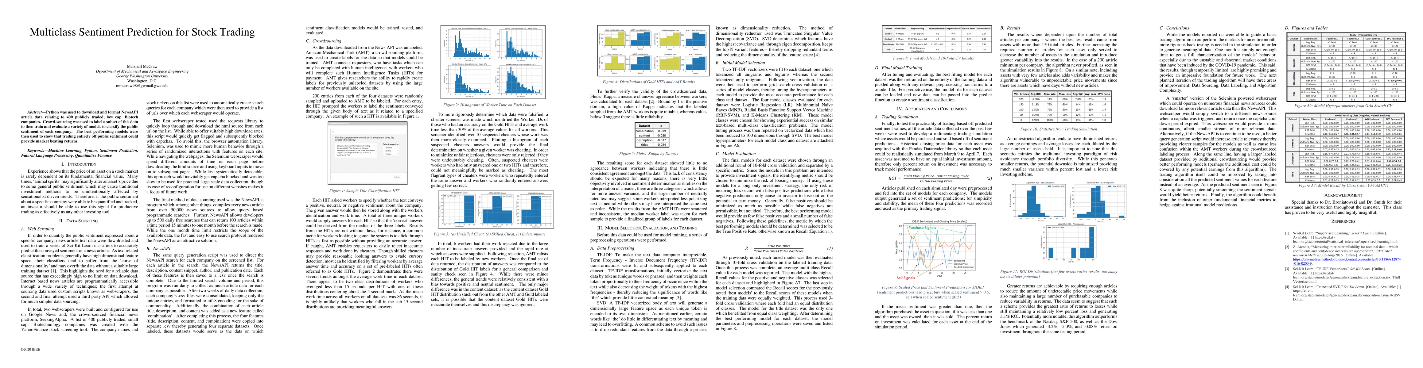 Thumbnail for Multiclass Sentiment Prediction for Stock Trading