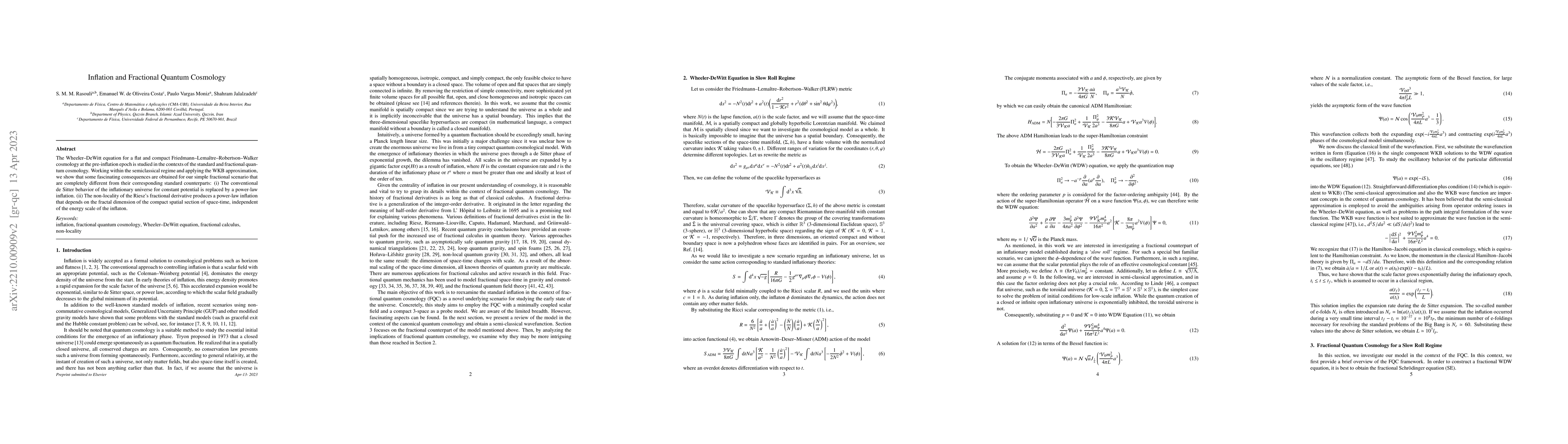 Thumbnail for Inflation and fractional quantum cosmology