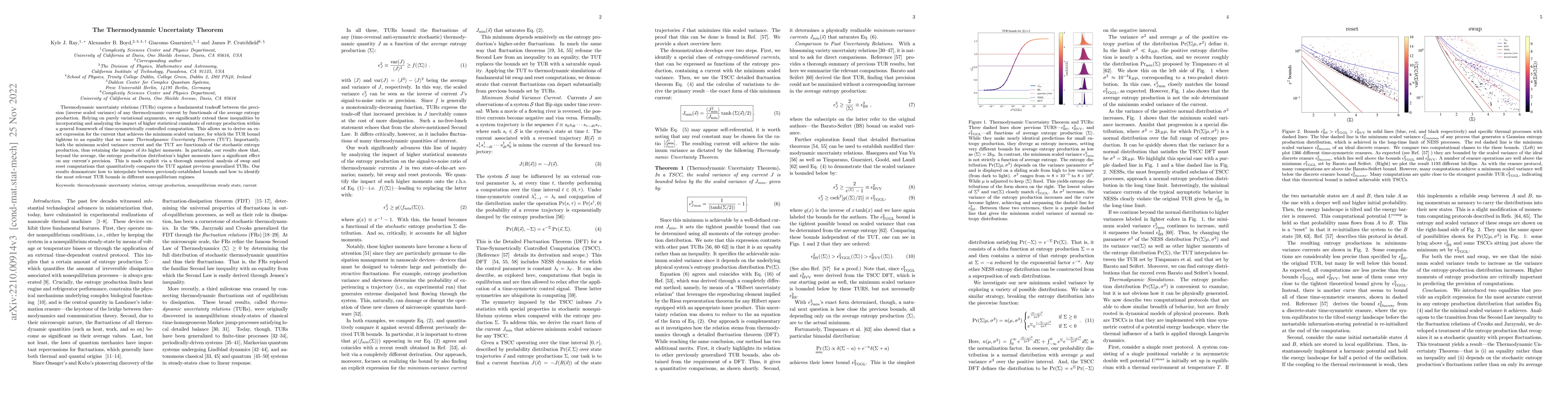 Thumbnail for The Thermodynamic Uncertainty Theorem