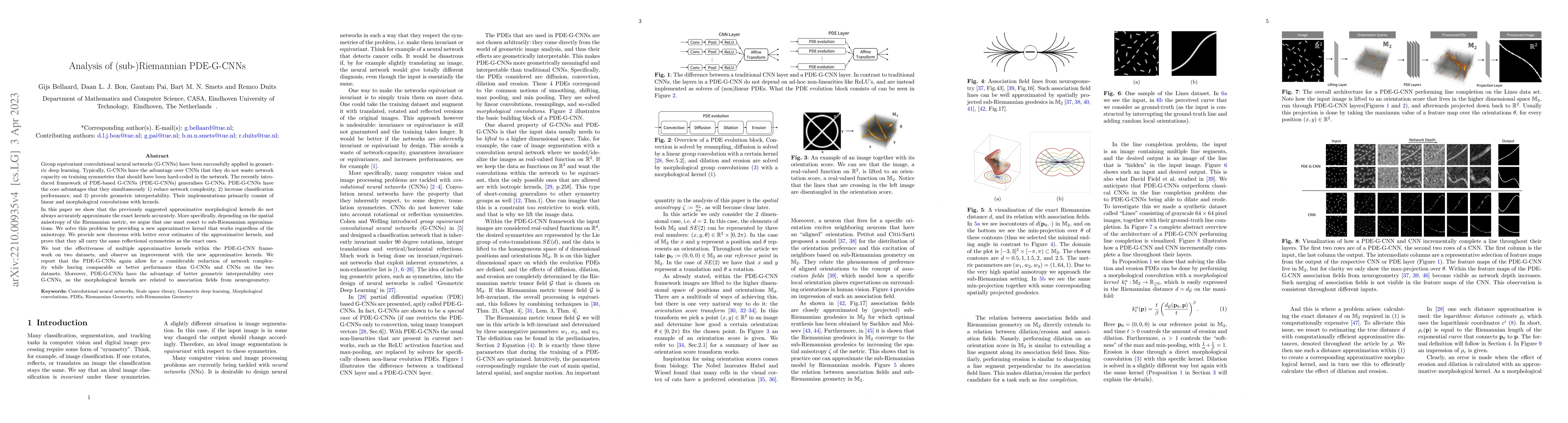 Thumbnail for Analysis of (sub-)Riemannian PDE-G-CNNs