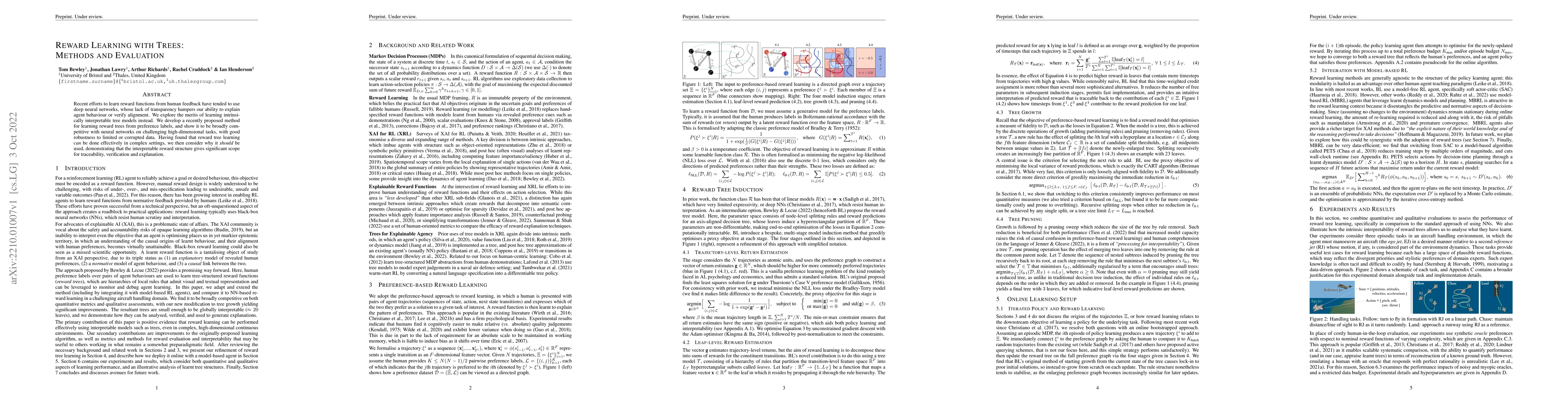 Thumbnail for Reward Learning with Trees: Methods and Evaluation