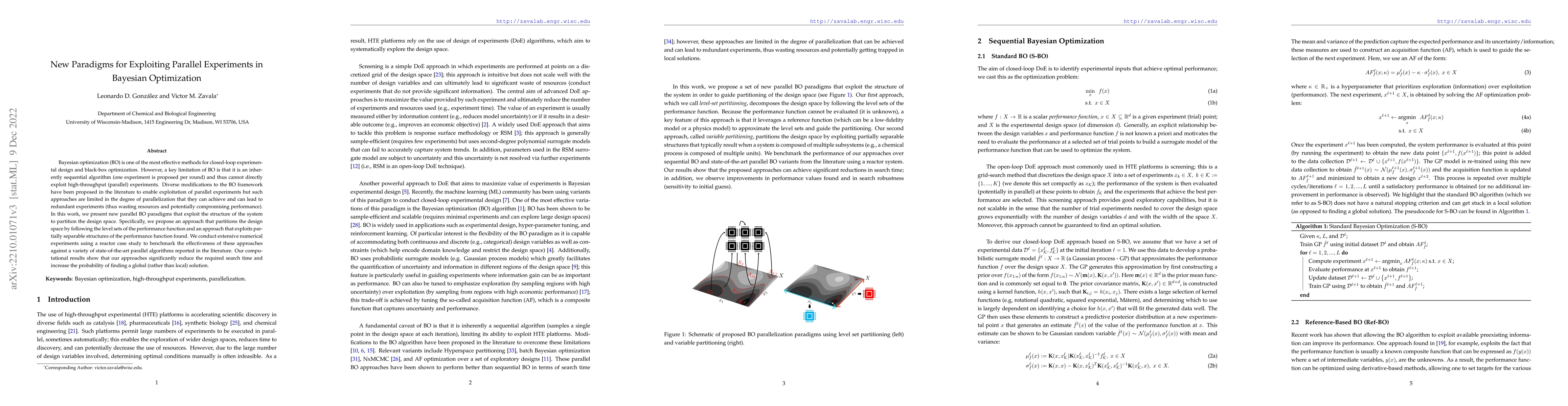 Thumbnail for New Paradigms for Exploiting Parallel Experiments in Bayesian
  Optimization