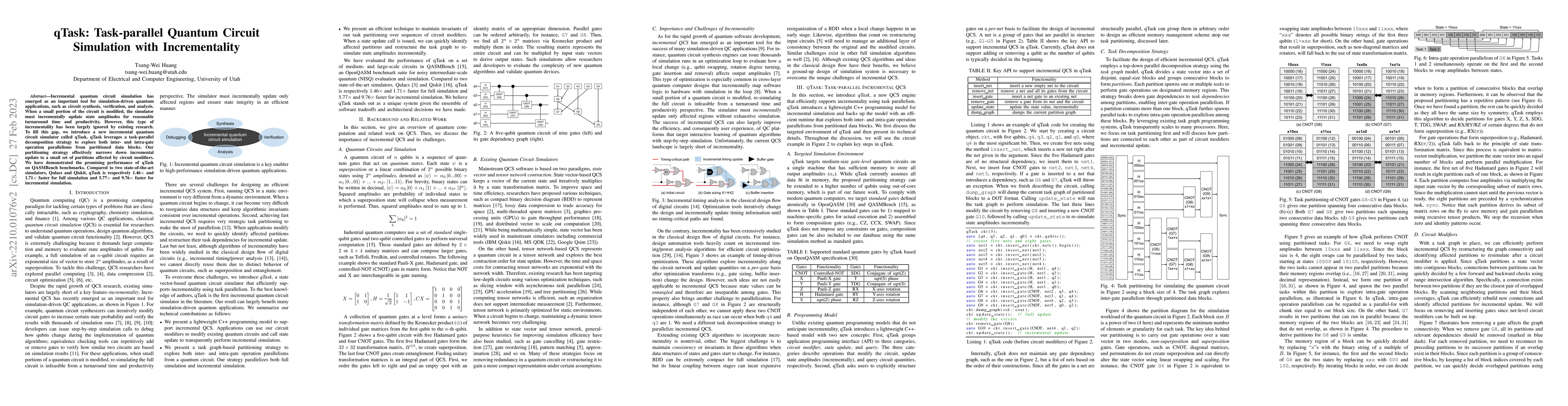Thumbnail for qTask: Task-parallel Quantum Circuit Simulation with Incrementality