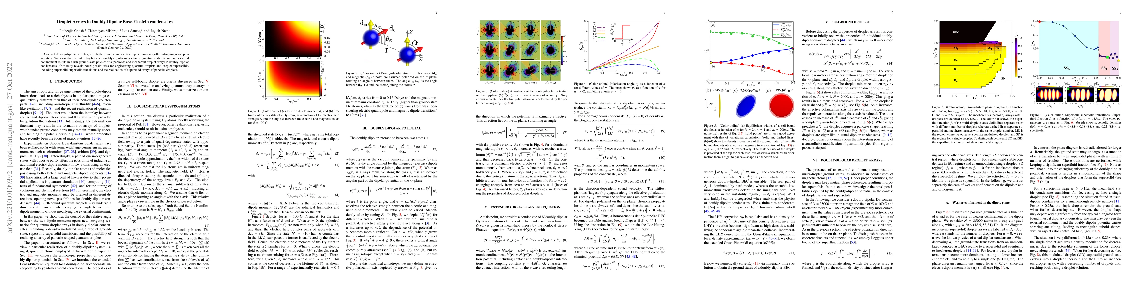 Thumbnail for Droplet Arrays in Doubly-Dipolar Bose-Einstein condensates