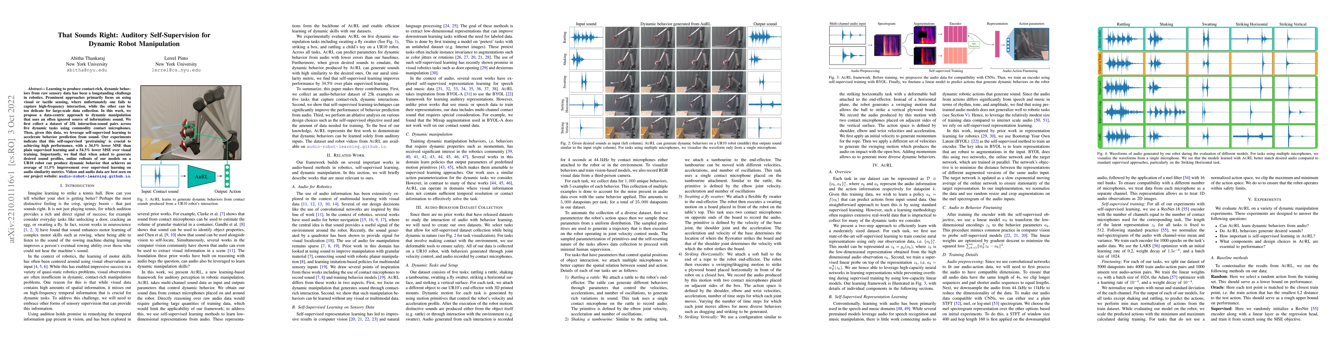Thumbnail for That Sounds Right: Auditory Self-Supervision for Dynamic Robot
  Manipulation