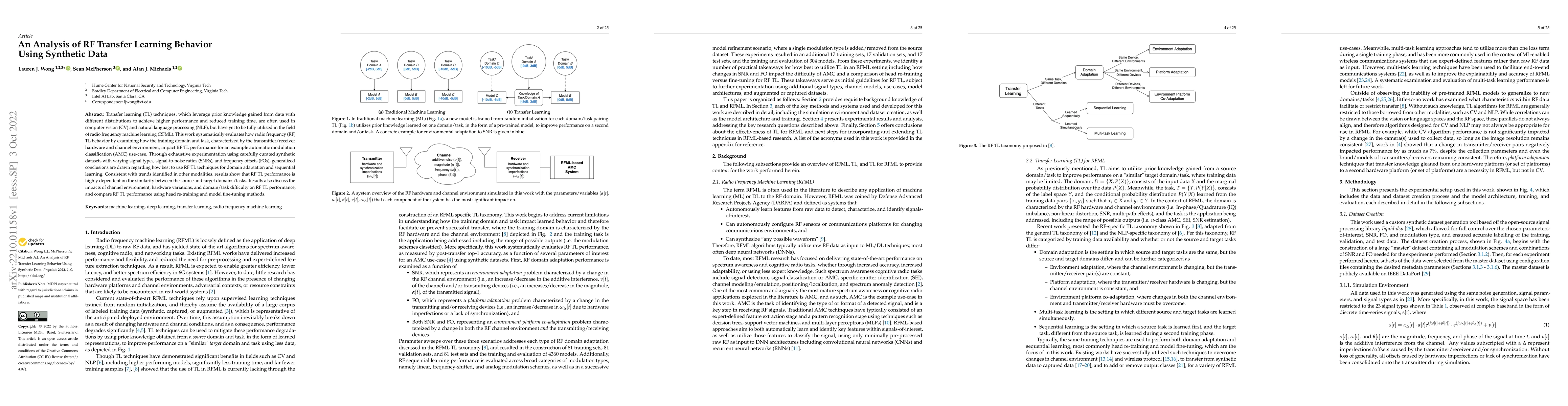 Thumbnail for An Analysis of RF Transfer Learning Behavior Using Synthetic Data
