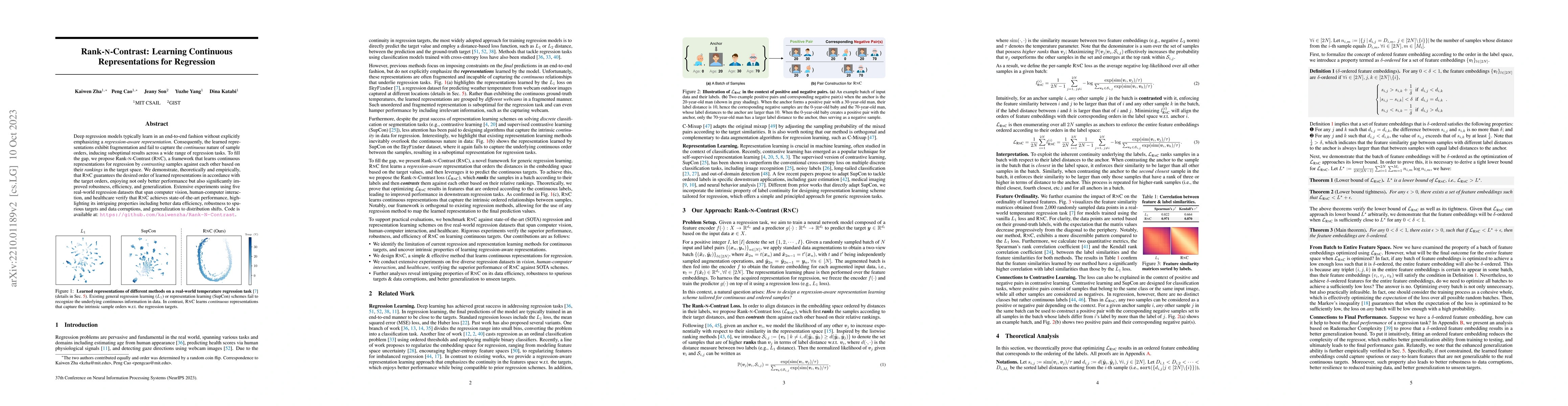 Thumbnail for Rank-N-Contrast: Learning Continuous Representations for Regression