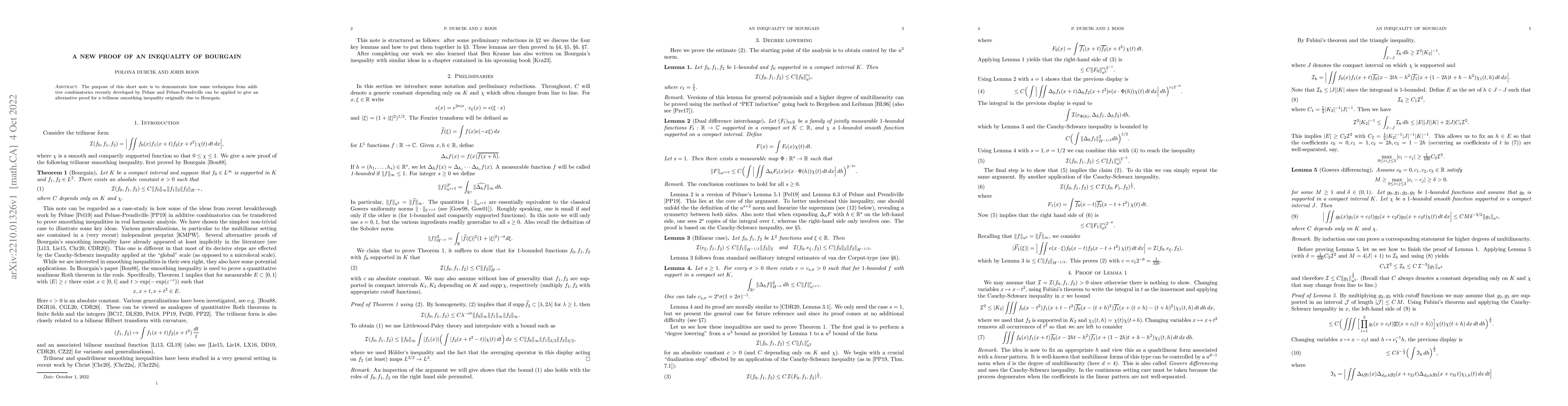 Thumbnail for A new proof of an inequality of Bourgain