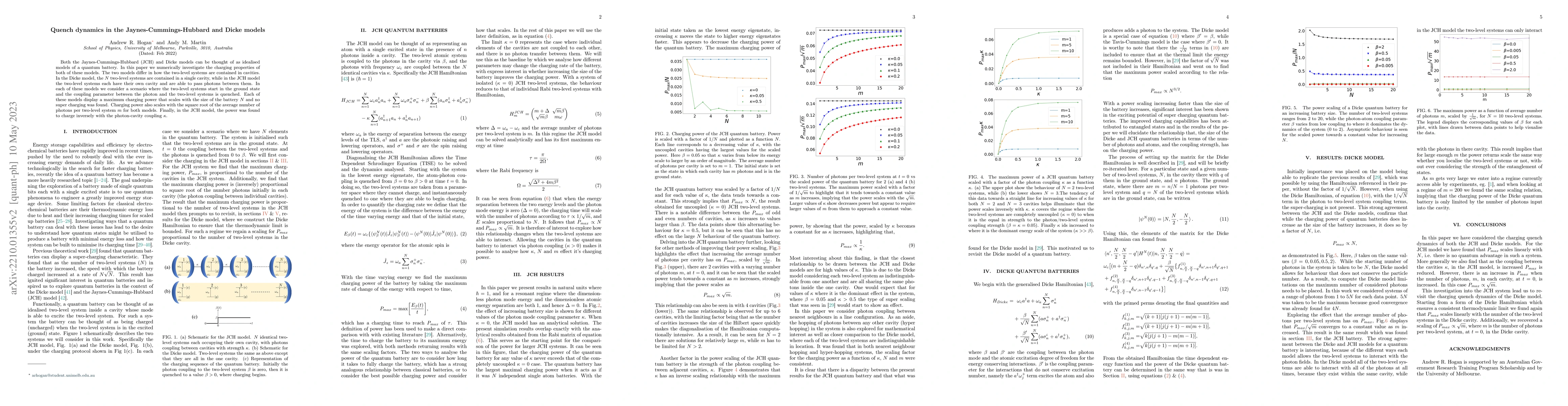 Thumbnail for Quench dynamics in the Jaynes-Cummings-Hubbard and Dicke models