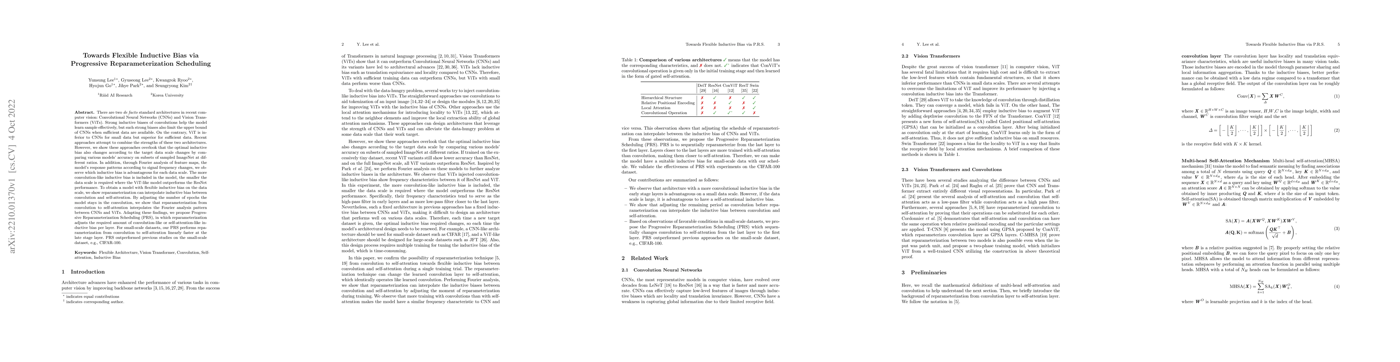Thumbnail for Towards Flexible Inductive Bias via Progressive Reparameterization
  Scheduling