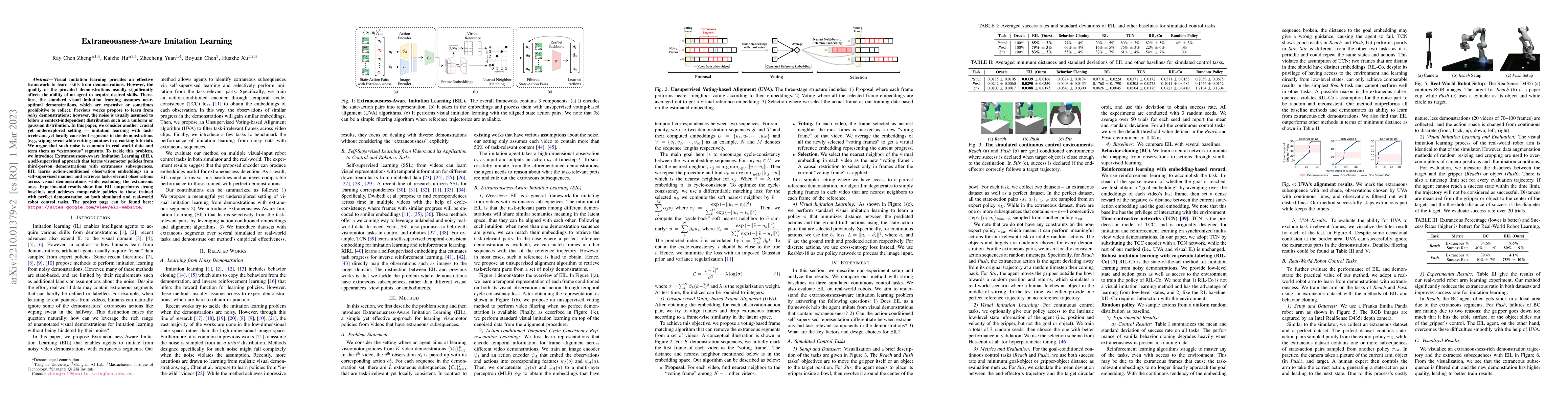 Thumbnail for Extraneousness-Aware Imitation Learning