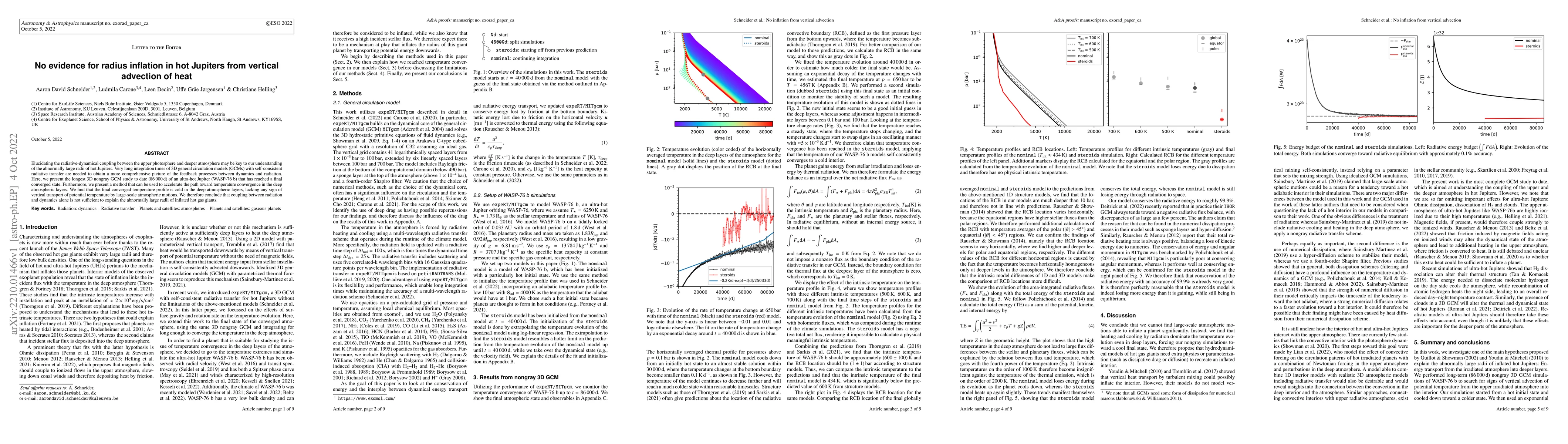 Thumbnail for No evidence for radius inflation in hot Jupiters from vertical advection
  of heat