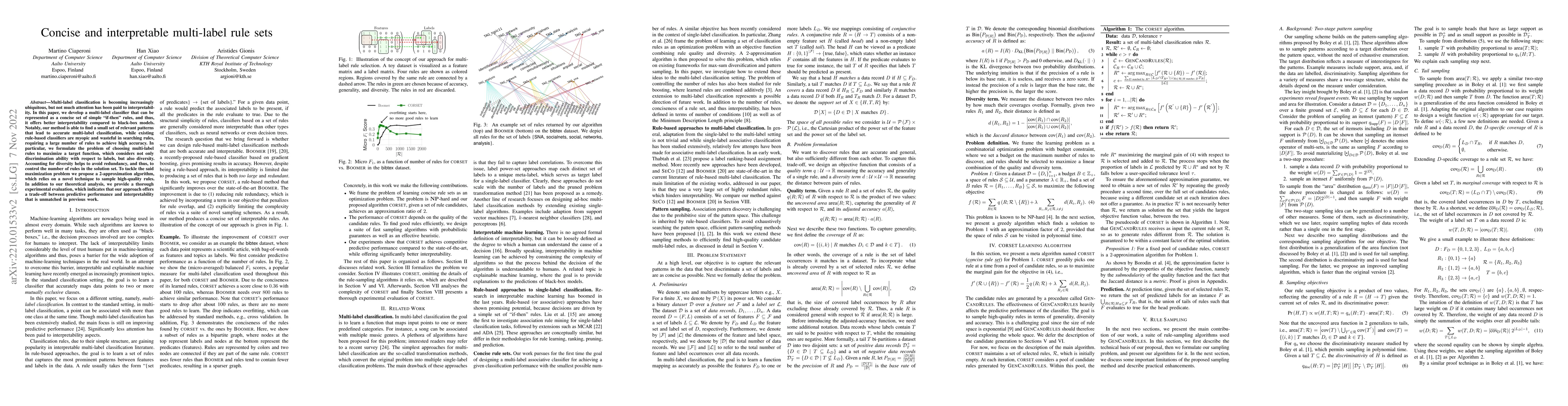 Thumbnail for Concise and interpretable multi-label rule sets