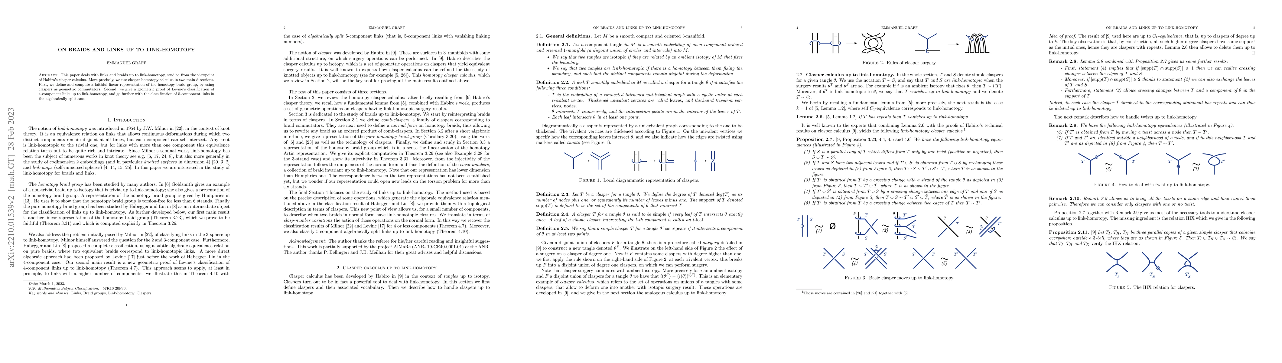 Thumbnail for On braids and links up to link-homotopy