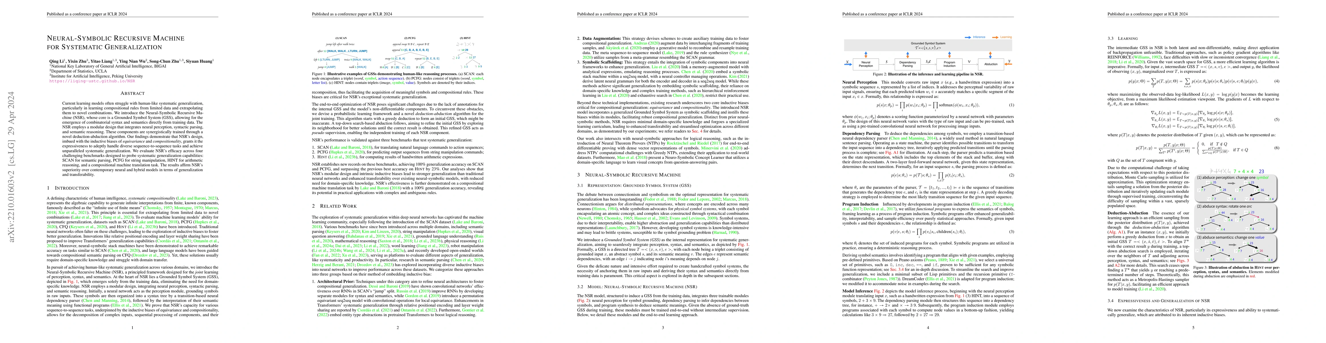 Thumbnail for Neural-Symbolic Recursive Machine for Systematic Generalization